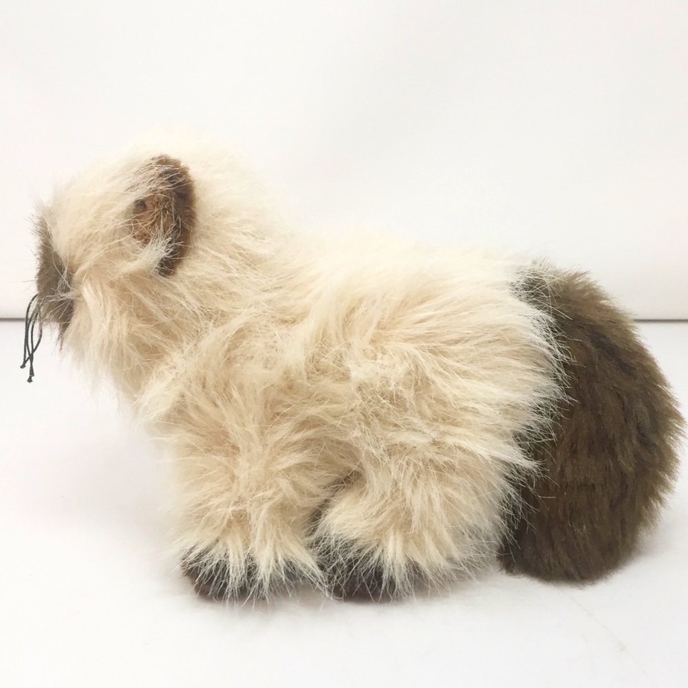 Webkinz Himalayan Fluffy Tan and Brown Cat Stuffed Animal